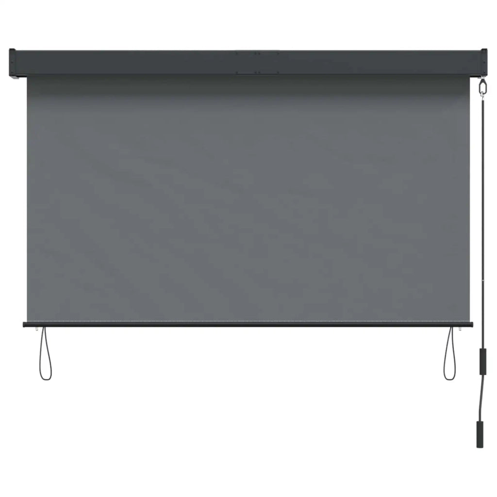 Tenda a rullo Grigio Chiaro 120 x 250 cm Tessuto e Alluminio 42037184