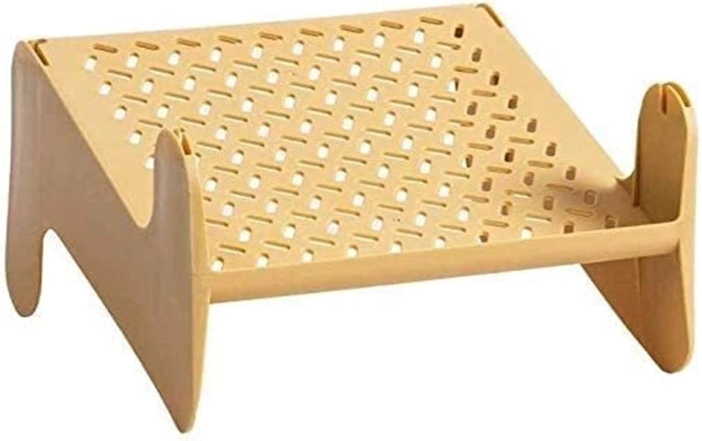 scarpiera Scarpiera per la casa Scarpiera Semplice in plastica impilabile per Uso Domestico Scarpiera a Strati Scaffale per Scarpe (Colore : Colore Giallo)