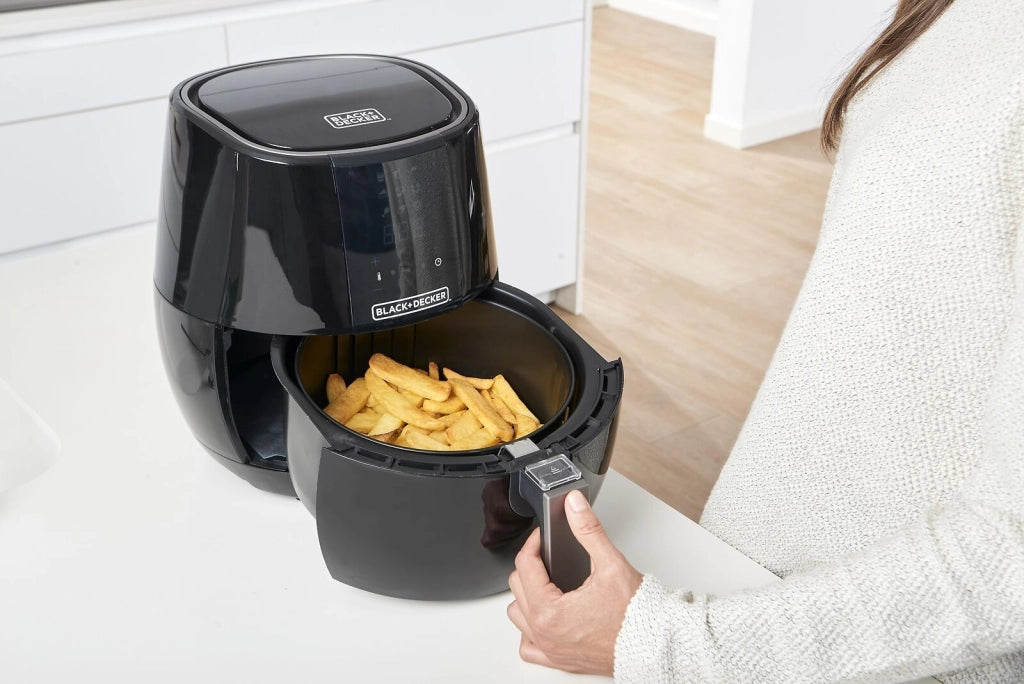 Black and Decker BXAF3500E Friggitrice ad aria 3.5 L 1500W 9 programmi Display Touch colore Nero