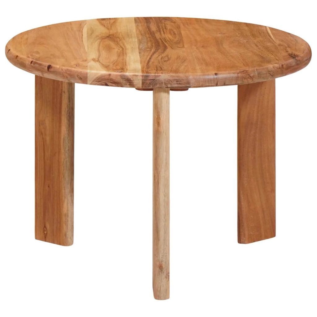 Tavoli da Caffè Nido 3 pcs Marrone Legno di Acacia Massello
