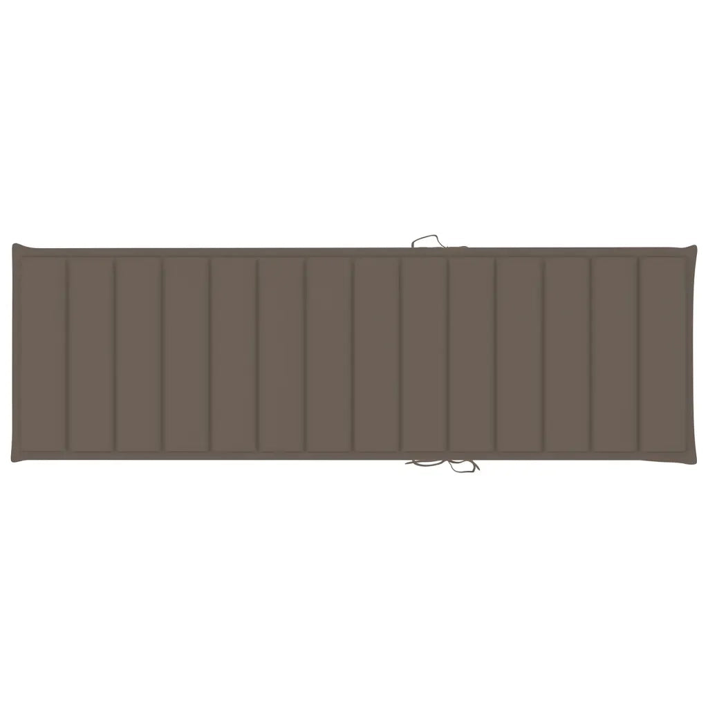 Lettino da Giardino con Tavolino Cuscino Legno Pino Impregnato cod mxl 61138
