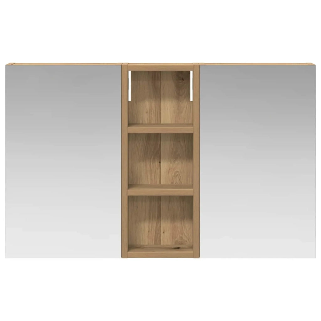 Set di Armadi da Bagno con lo scaffale 3 pcs 80 x 10,5 x 50 cm 3403655