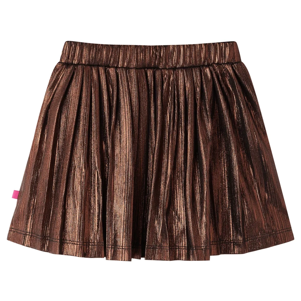 Gonna da Bambina con Brillantini Cognac 92 CFW2992869