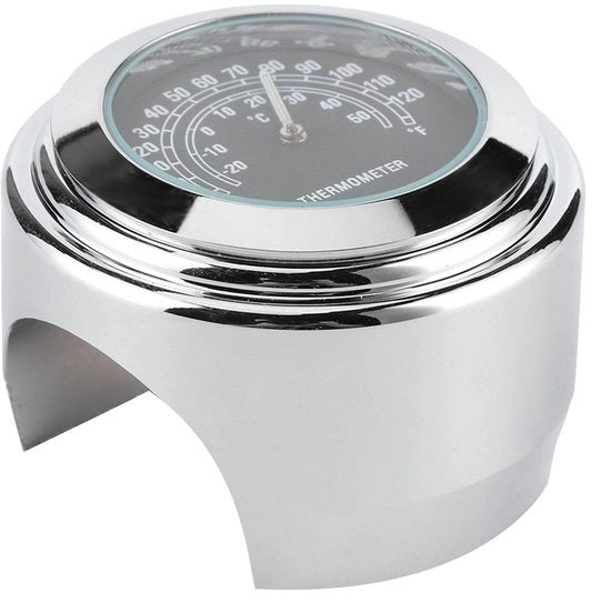 Termometro per motocicletta - Resistente all'acqua - Resistente allo shock - Display LCD chiaro - Intervallo di misura - Lega di alluminio - Per motocicletta/stallo - Modello [inserire modello] - Codice prodotto [inserire codice prodotto]