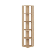Libreria in legno "Nati" - 32 x 32 x 161 cm - Beige