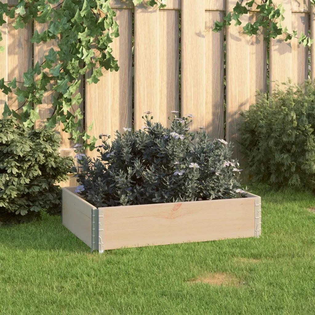 Fioriera | Cassetta per fiori | Vaso Rialzata 60x80 cm in Legno Massello di Pino