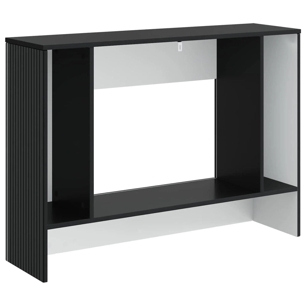 Tavolo consolle Nero 101 x 29 x 74 cm Legno ingegnerizzato