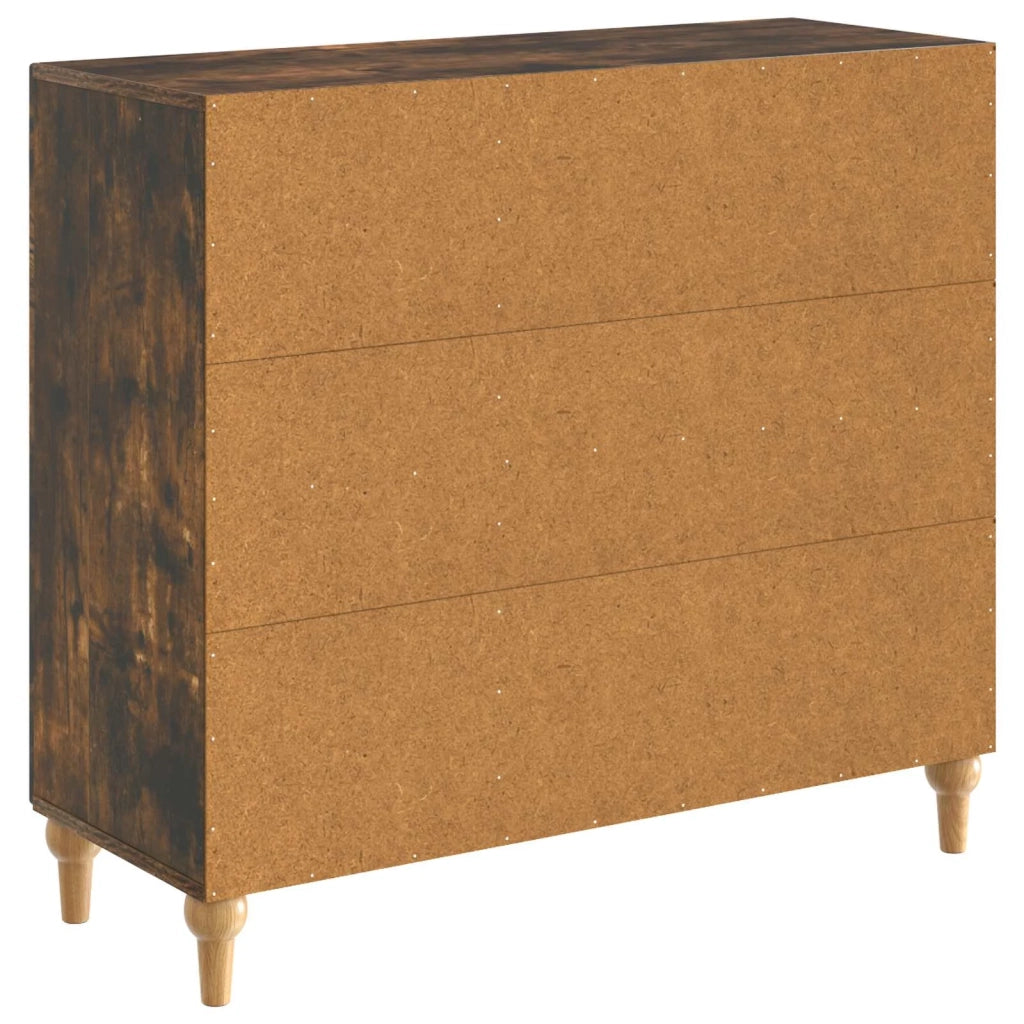 Credenza Rovere Fumo 89 x 34,5 x 80 cm Legno ingegnerizzato 894190