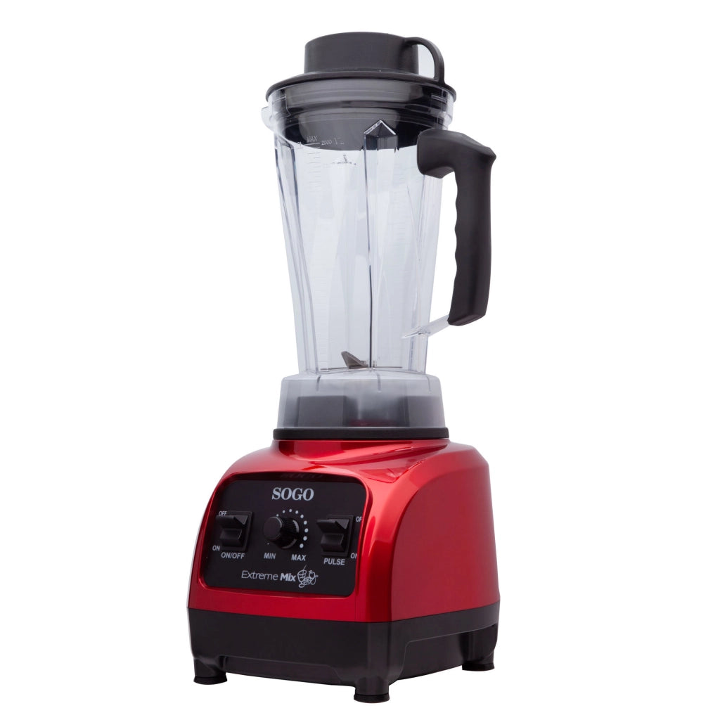 Frullatore elettrico da banco 1800W, caraffa 2L tritan trasparente, 6 lame acciaio inox per cocktail e smoothie - SOGO