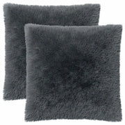Federa 2 pcs HEERLEN Antracite 80 x 80 cm Fleece PV 913739