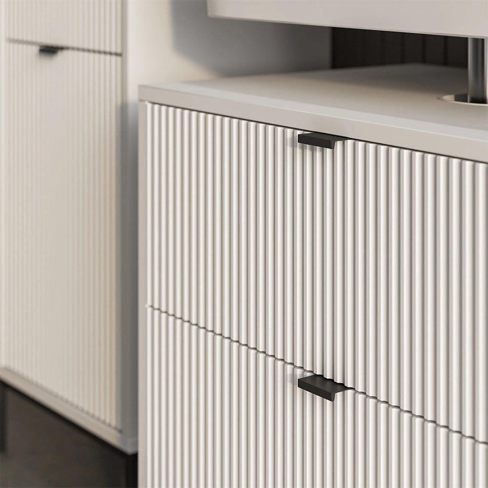 Vicco Set di mobili da bagno Bianco 2 parti