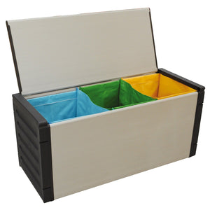 Cassapanca con buste raccolta differenziata art. 7825C98