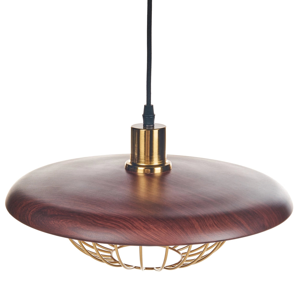 Lampada a sospensione oro marrone ferro retrò industriale soffitto appeso Luce soggiorno sala da pranzo