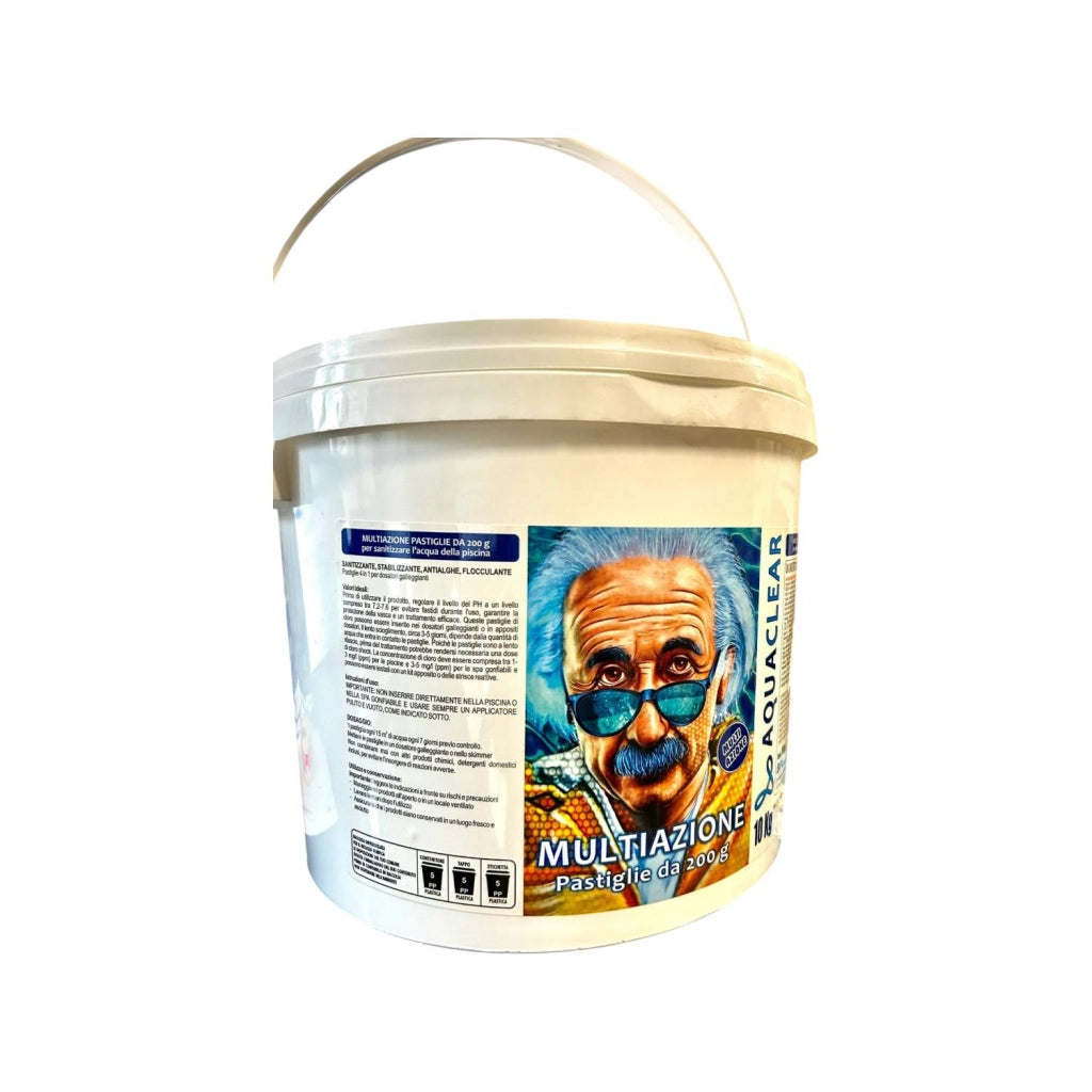 MULTIAZIONE PASTIGLIE DA 200G 10KG ACQUACLEAR
