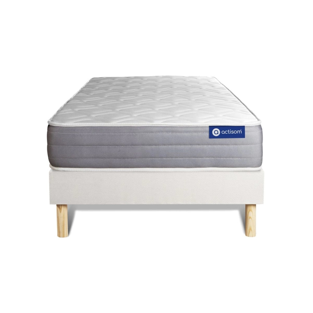 Kit rete e materasso matrimoniale Actilatex dream 90x190cm - Spessore : 22cm - Lattice e memory foam - Moderatamente rigido