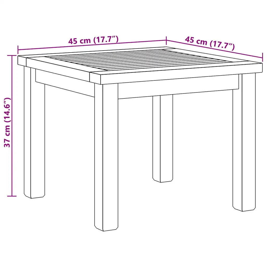 Tavolino da salotto Marrone 45 x 45 x 36 cm 42002297