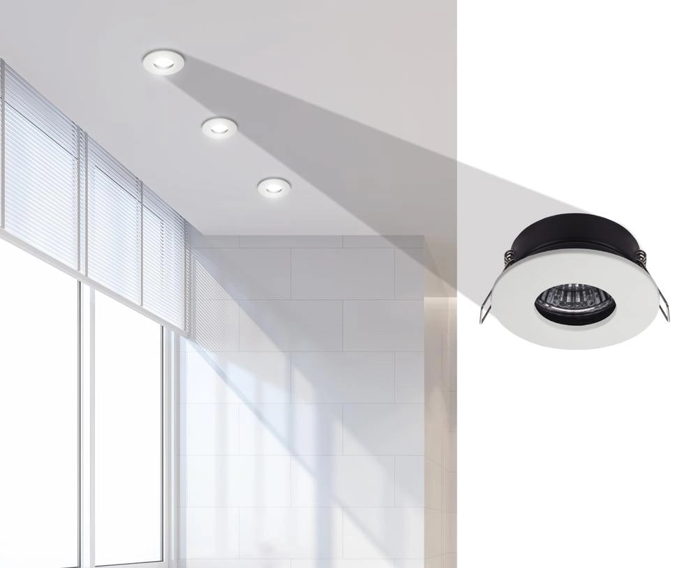 Faretto da soffitto rotondo IP65 1xMR16 bianco Candellux