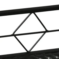Fioriera da Esterno Portavasi con Ganci per Ringhiera Balcone in Metallo, 100x31x12cm, Nero