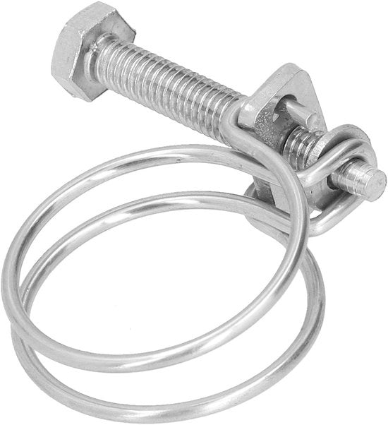 Flessi di fissaggio per tubi - 20 pezzi - Flessi per tubi regolabili - Flessi in acciaio inossidabile - Anticorrosione - Utilizzo industriale e domestico - Installazione semplice - Fissaggio di tubi