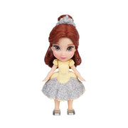 Disney Princess,Mini Bambola Belle,7 cm,Jakks,Eta 3+