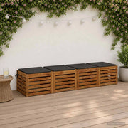 Cuscini per Sedia in 4 Pezzi SOEST 4 pz 100% Poliestere 944420
