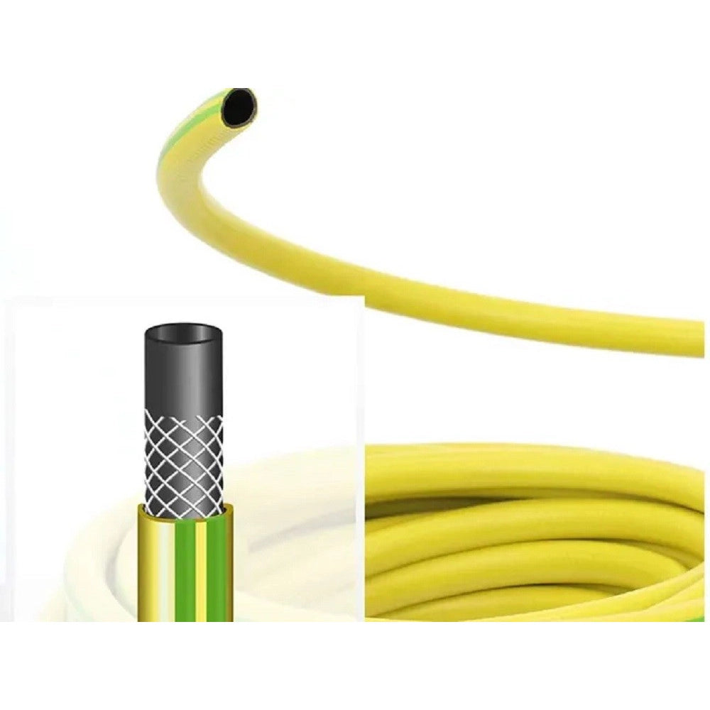 Trade Shop - Tubo Irrigazione Retinato Professionale 3/4" 20 Mt Flessibile Giardino 9009800 -