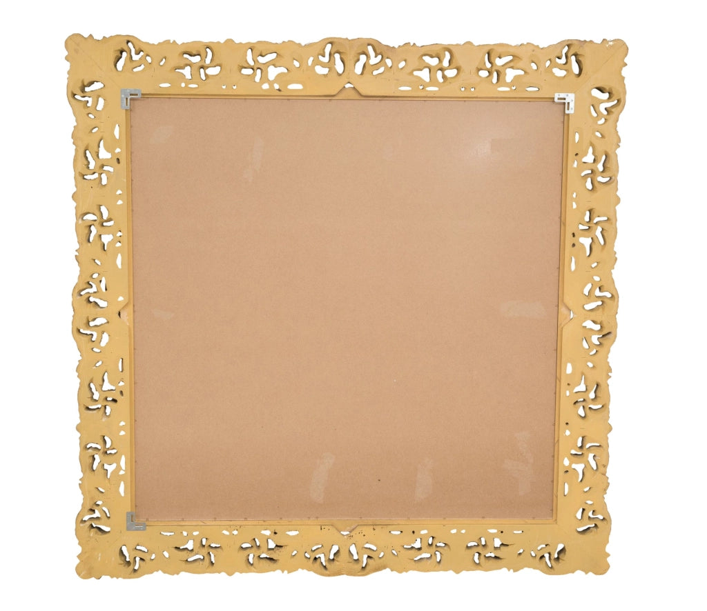 Biscottini SPECCHIERA DA PARETE IN LEGNO FINITURA FOGLIA ORO ANTICATO MADE IN ITALY