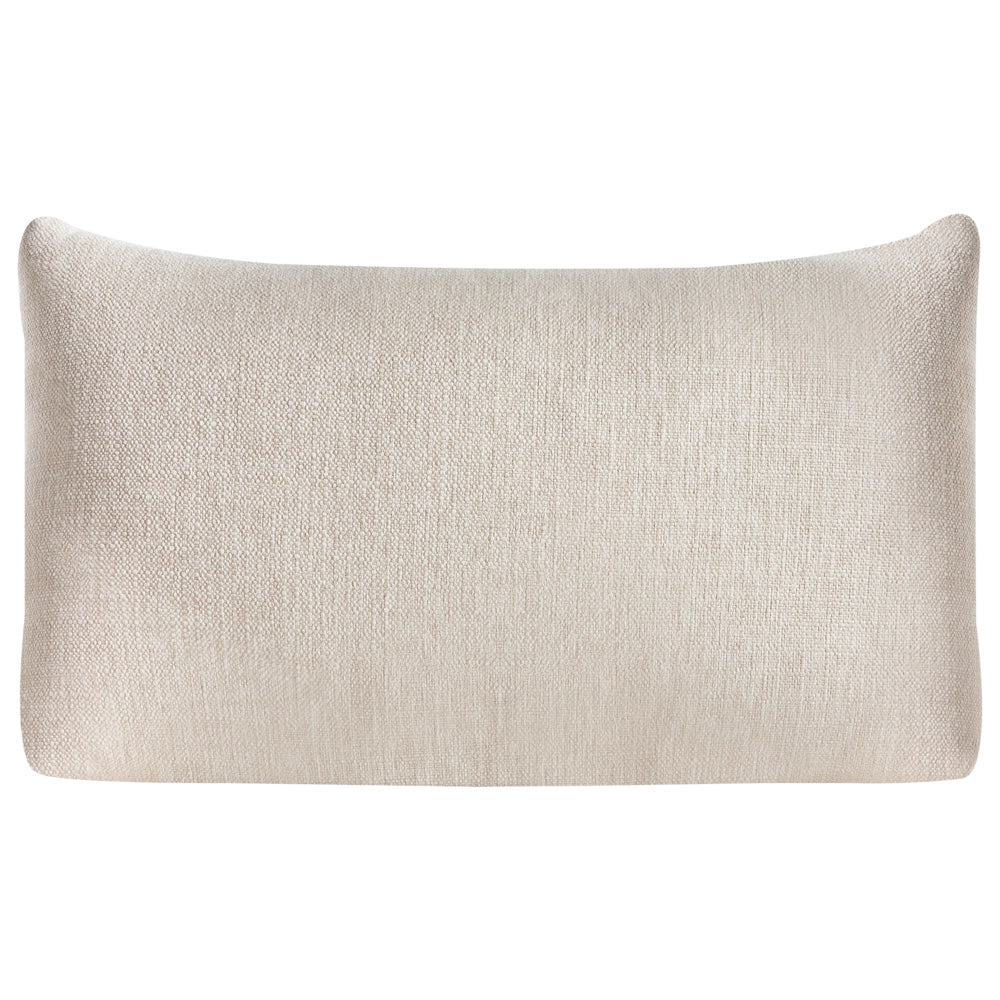 Poltrona Tessuto beige chiaro Gambe di legno morbide Stile moderno arredamento scandinavo