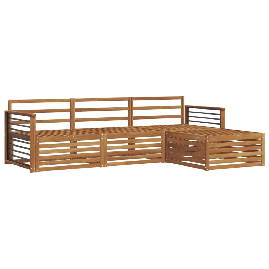 Set di divani da esterno Naturale 249,5 x 162,5 x 73 cm