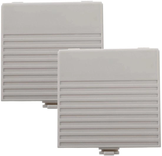 Batterie di ricambio per Game Boy - 2 pezzi - Resina duratura - Grigio - Adatto per Nintendo Classic Game Boy - Coperture batterie