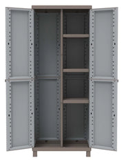 1pz armadio terry crattan 2ante 3 ripiani 68x39x170h con vano porta scope 3680 cod:ferx.91958