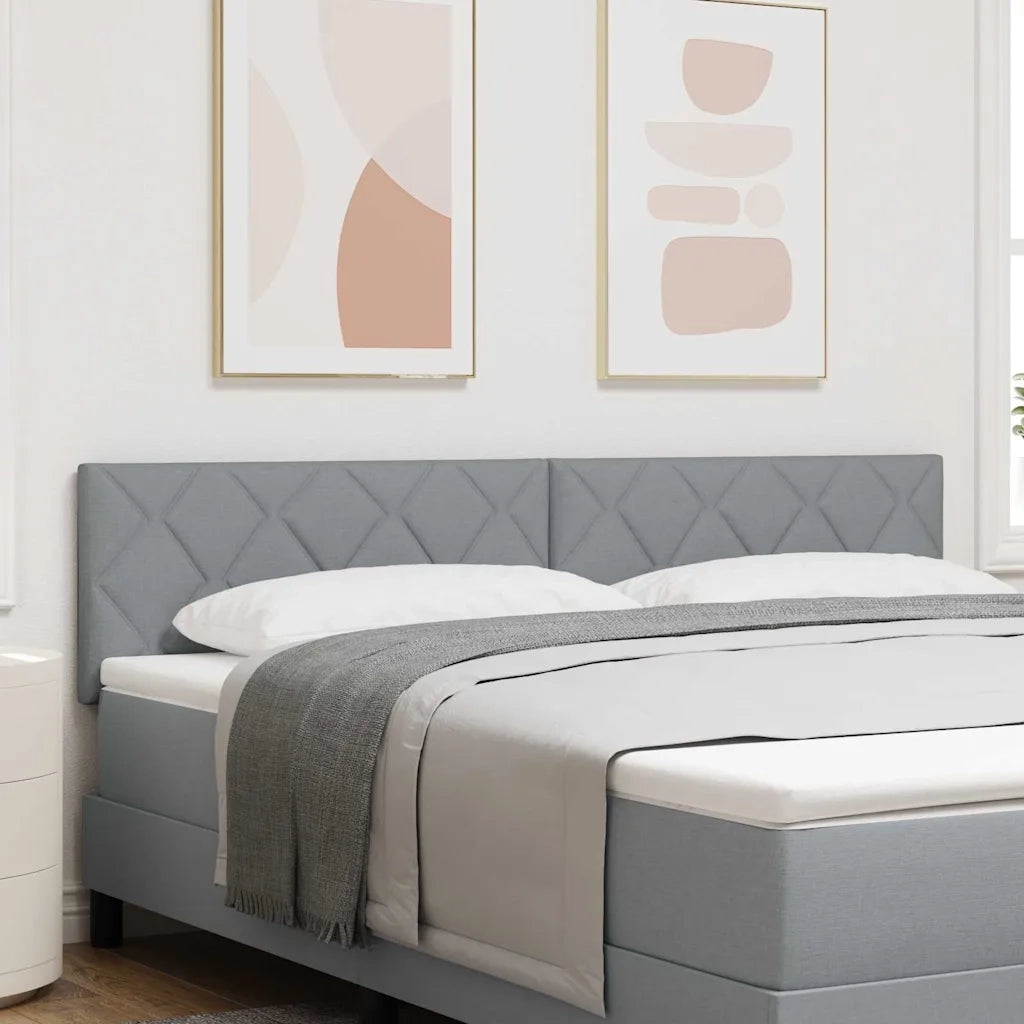 Testiera Grigio chiaro 180 cm Tessuto 3338239