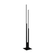 Piantana Contemporanea Fraioli-Z Alluminio Nero 2 Luci Led Integrato 17W