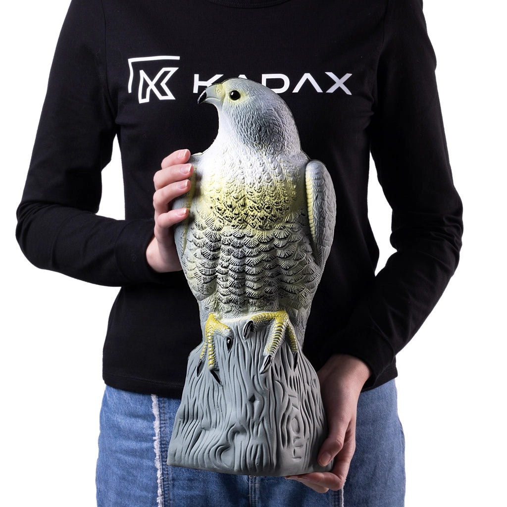 Statuetta da giardino KADAX, ornamento da giardino, grande falco, ideale come regalo.