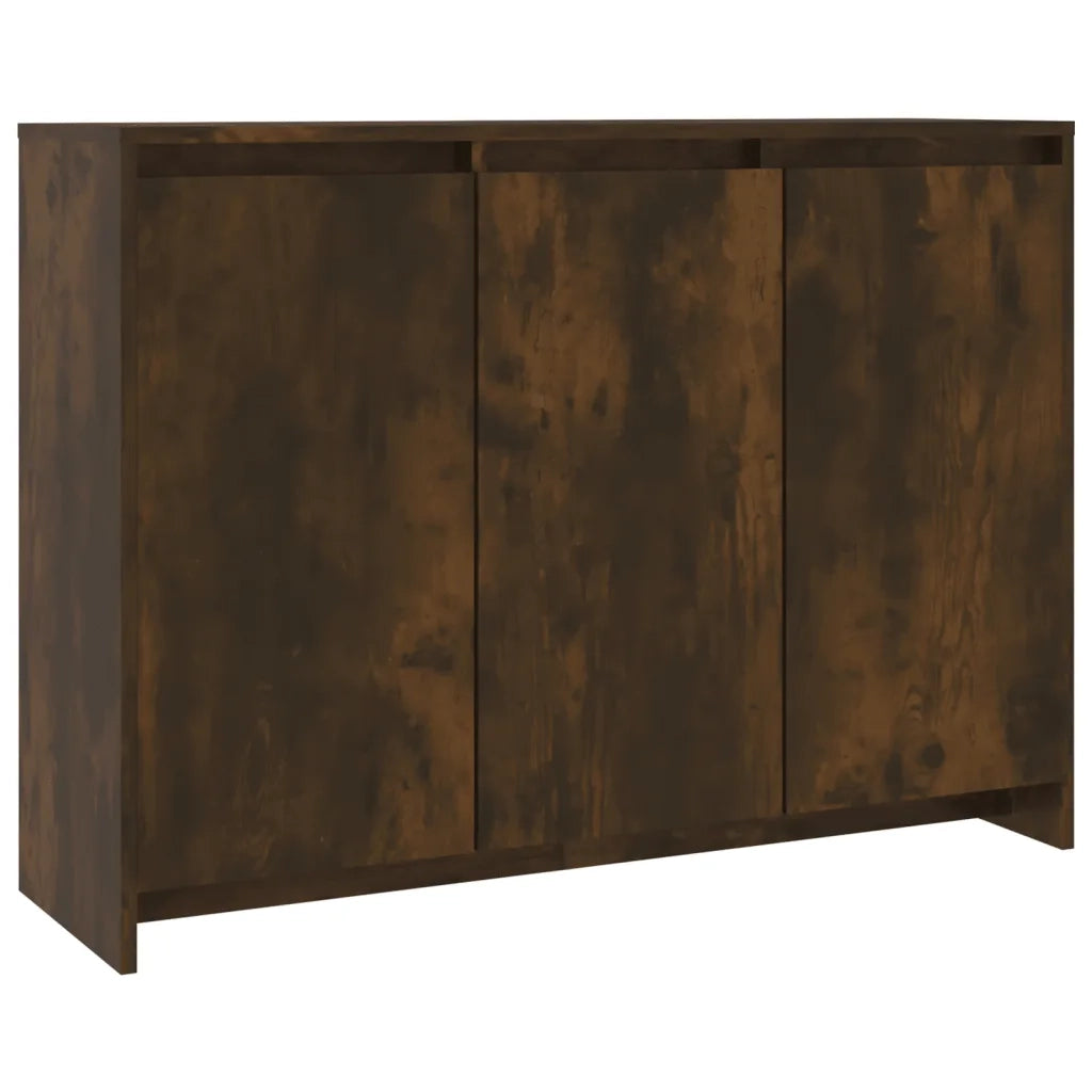 Credenza | Madia | Buffet da pranzo | Armadio da pranzo Rovere Fumo 102x33x75 cm in Truciolato