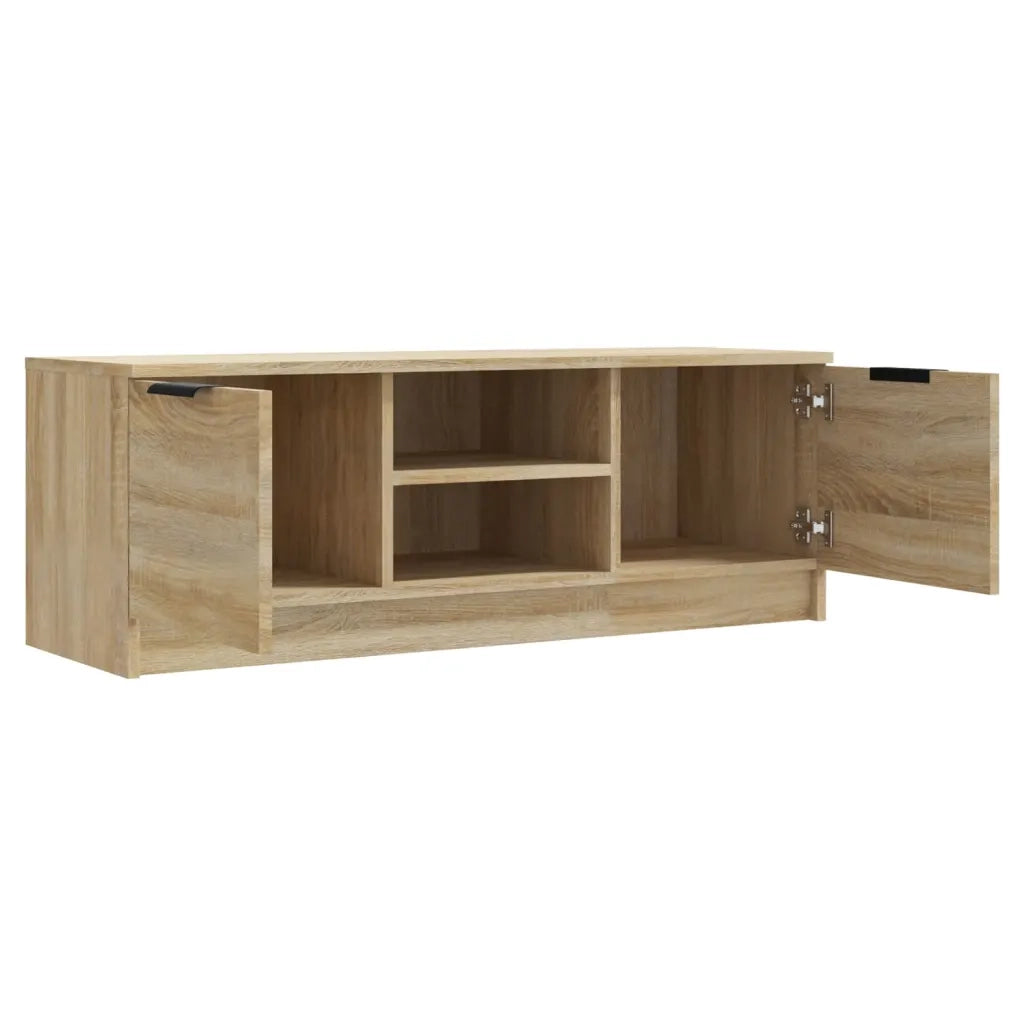 Mobile Porta TV Rovere Sonoma 102x35x36,5 cm Legno Multistrato cod mxl 33998