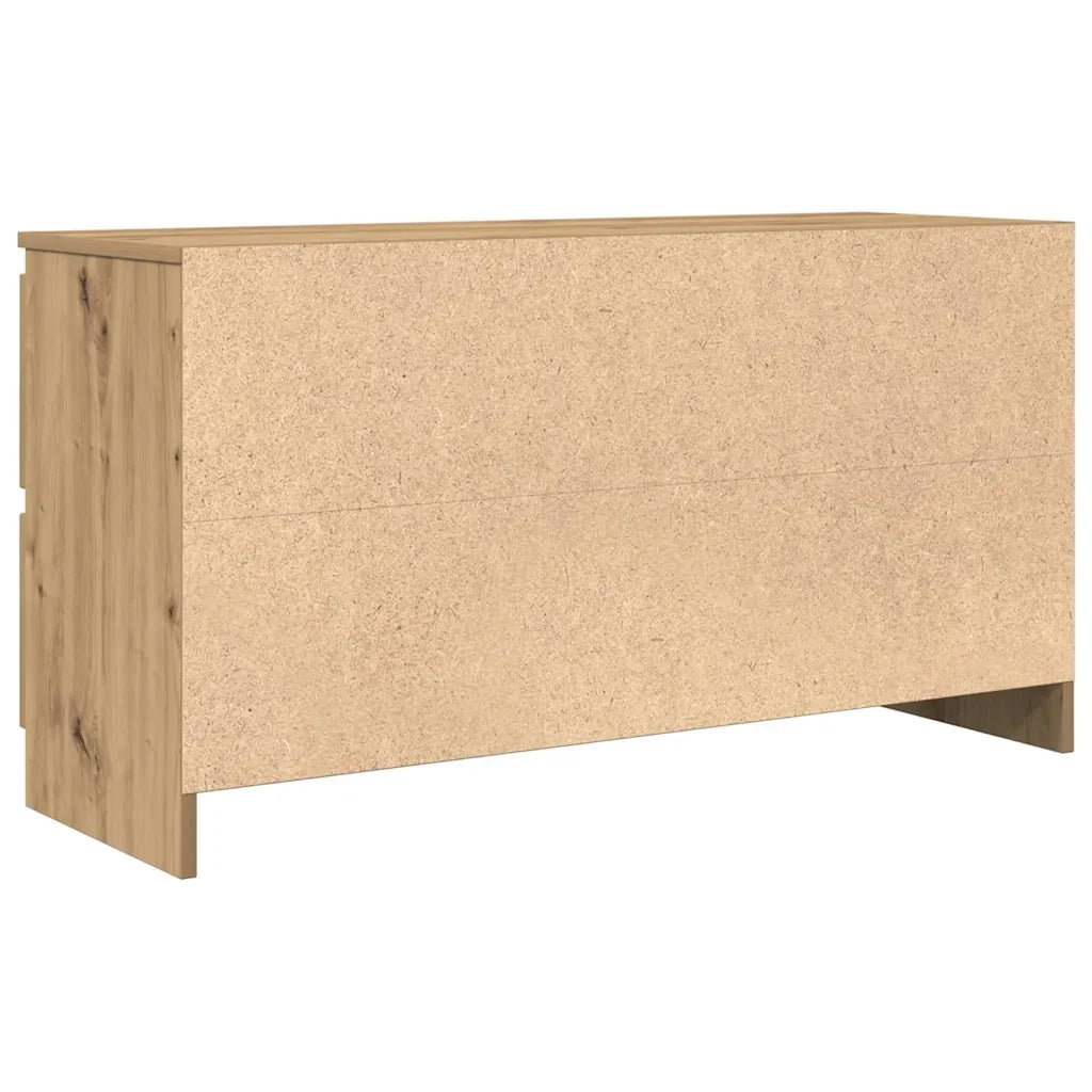 vidaXL Mobile TV Rovere Artigianale 100x35x54 cm in Legno Multistrato