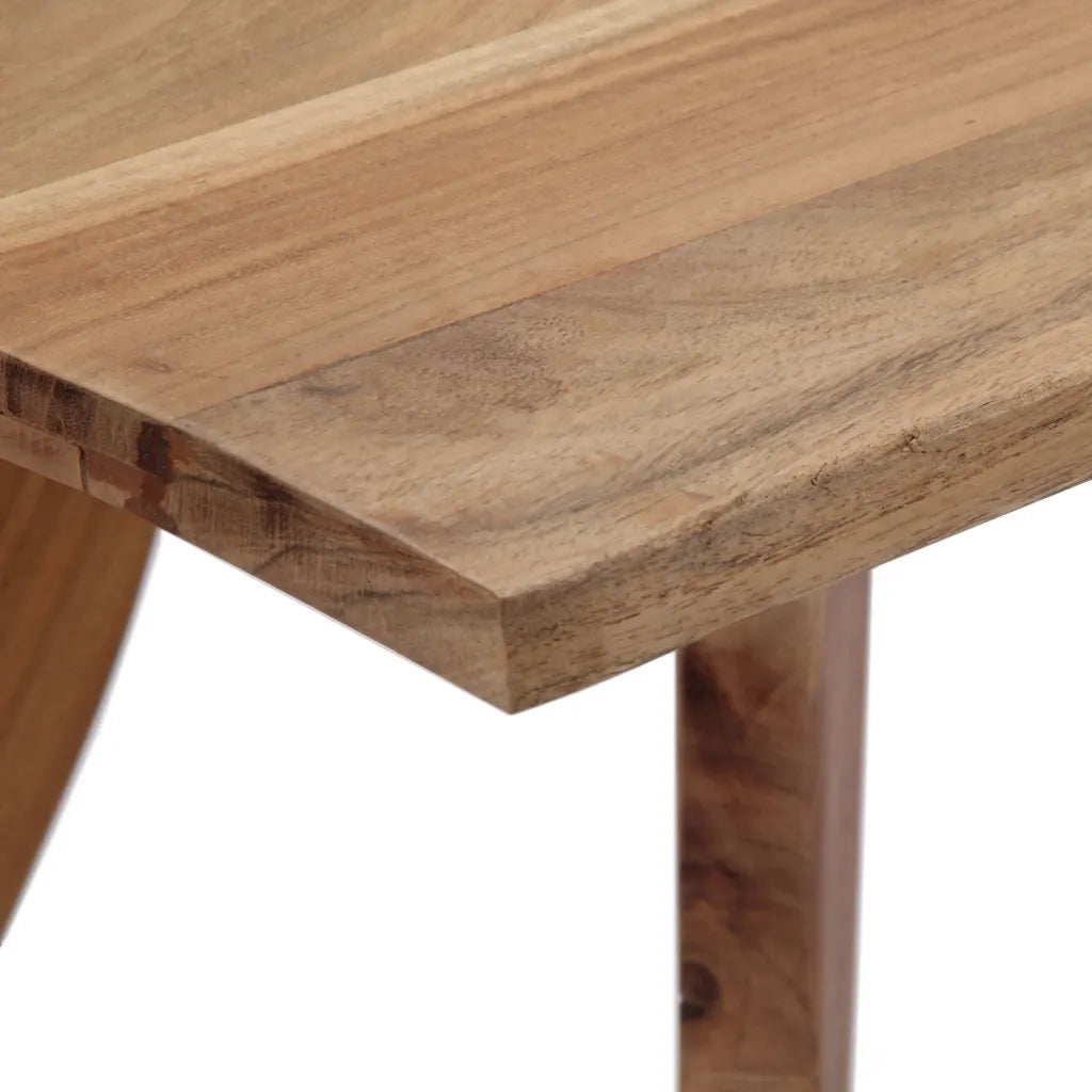Tavolo da Pranzo 120x58x76 cm in Legno Massello di Acacia 247978