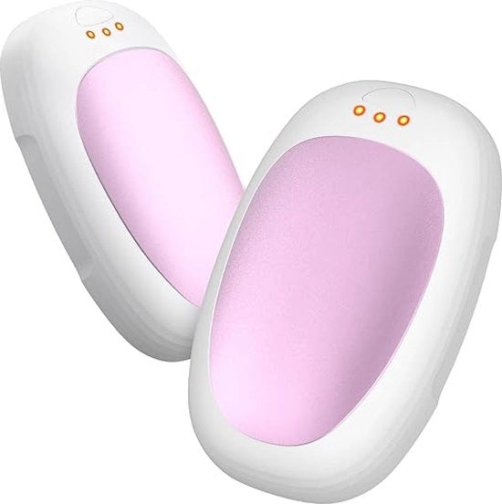 Maniglia elettrica ricaricabile, riutilizzabile, maniglia elettrica con 3 impostazioni, portatile, riscaldatore di tasca USB, funziona con batterie, per camping, caccia, golf - Rosso