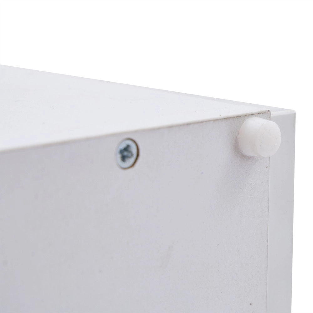 Tavolino da Salotto con LED e 4 Cassetti ¨C Xylo ¨C Bianco Lucido 90x55x41