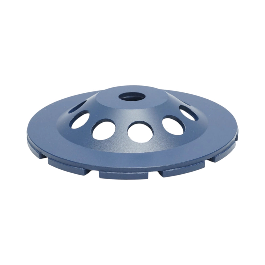 Disco diamantato a tazza segmentato 180x22,23, doppia fila grosso, CONCRETE standard per la levigatura di calcestruzzo, pietra, mosaico Breckner Germany