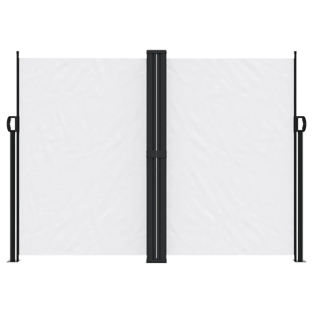 Tenda da Sole Laterale Retrattile-Tenda parasole per balcone per giardino Bianco 180x1000 cm