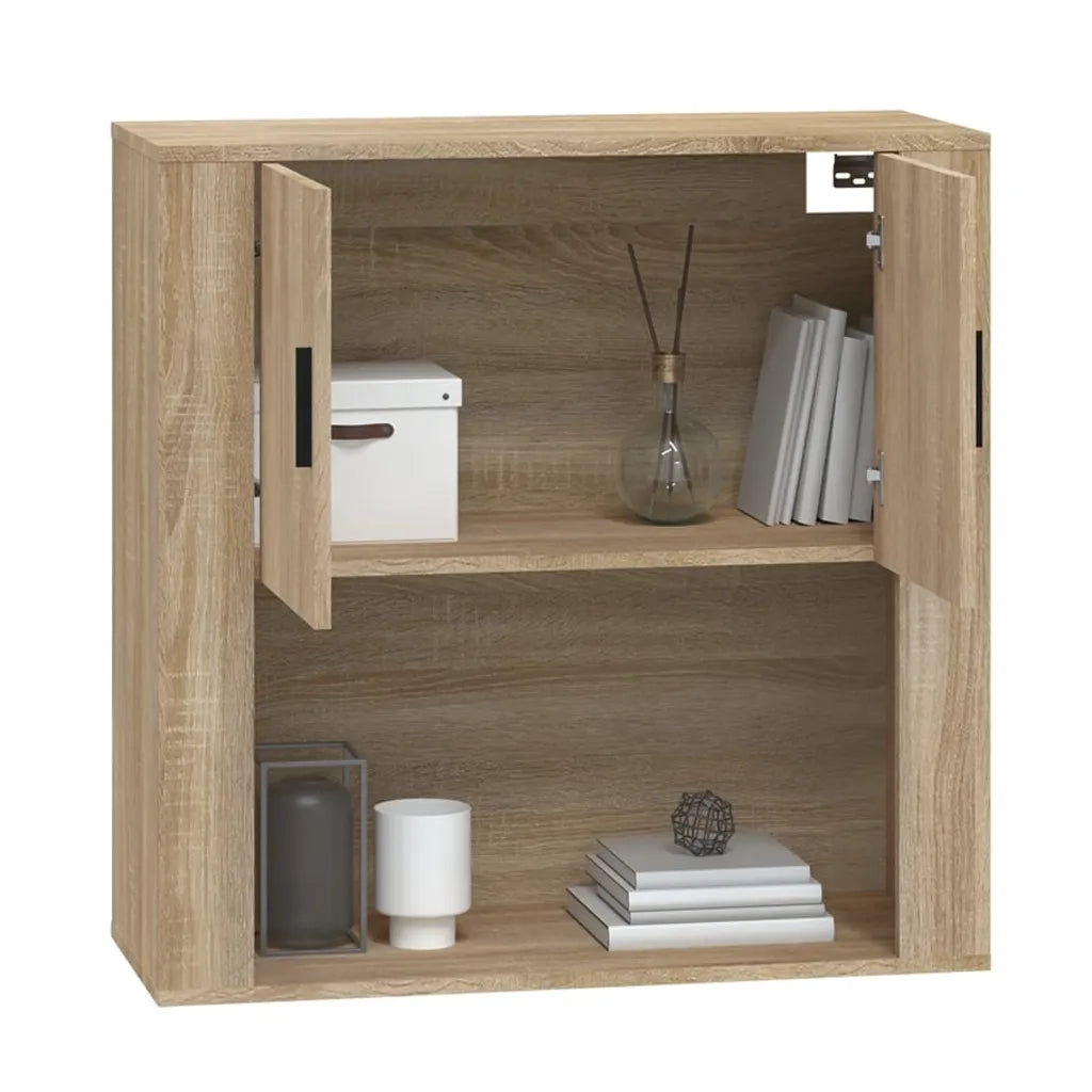 Armadietto a Muro | Mobile a Parete Rovere Sonoma 80x33x80 cm Legno Multistrato