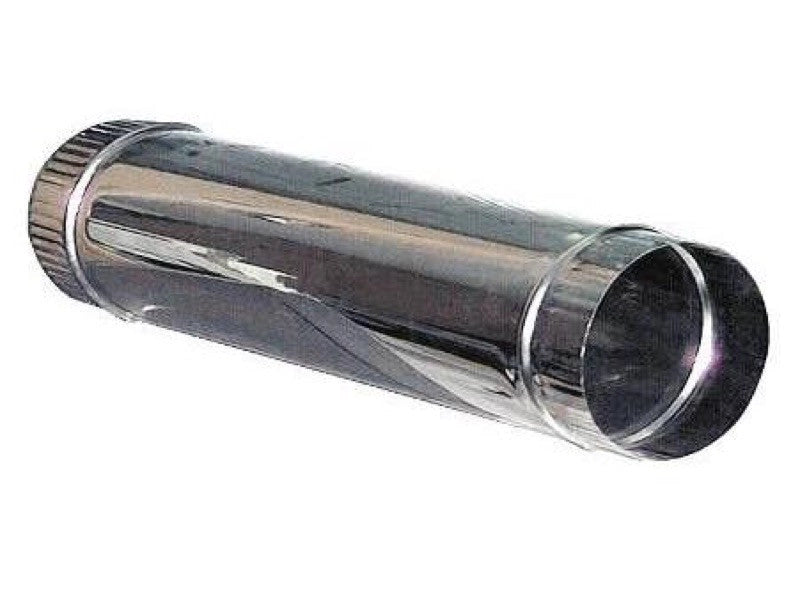 TUBI TUBO IN ACCIAIO INOX CM.10X100 PER STUFE CANNE FUMARIE