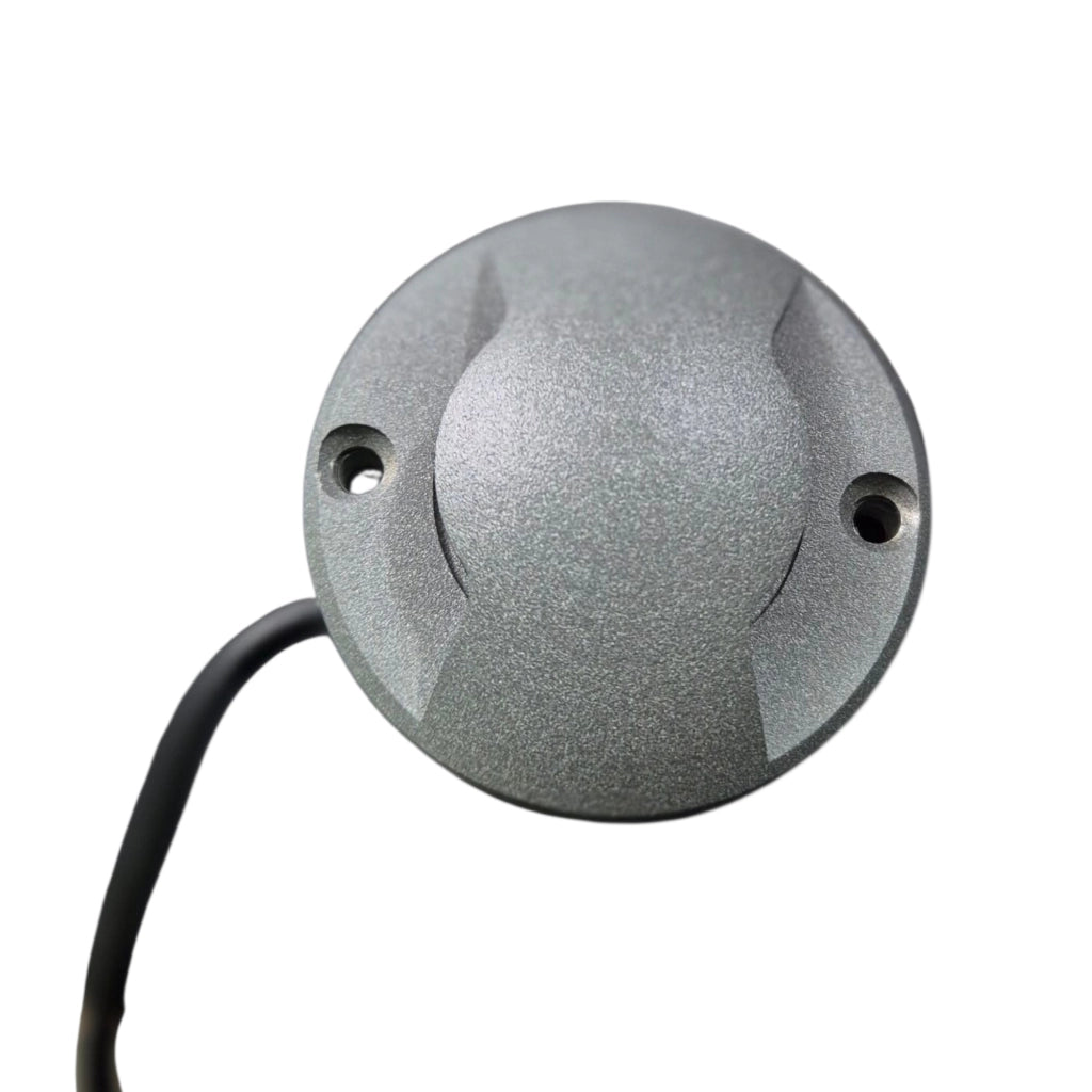 Faretto LED Calpestabile da Esterno Radente 4W 320lm 12V IP65 Biemissione Luce Naturale 4000K Grigio