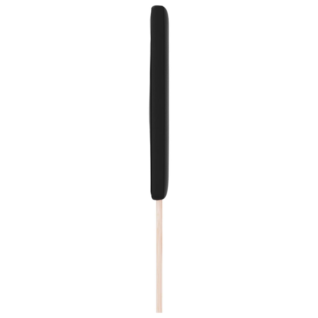 Testiera  Design Semplice Nera 200 cm in pelle sintetica