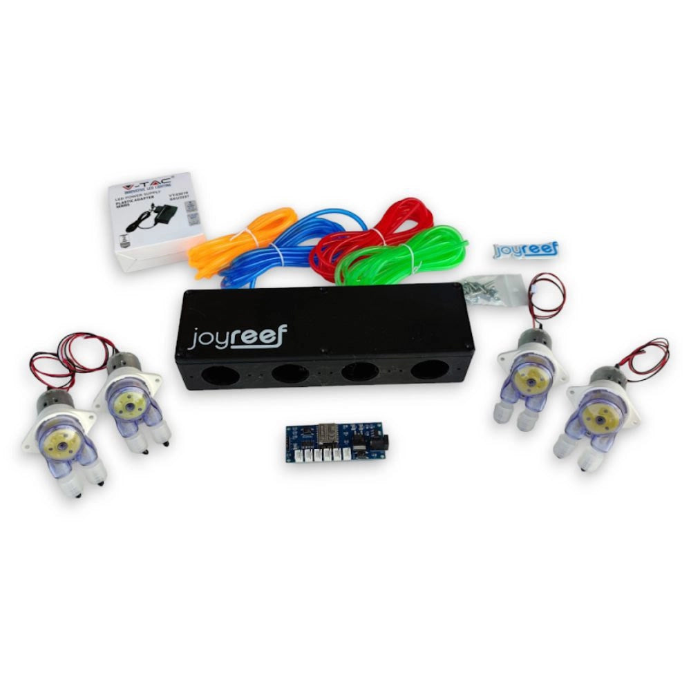 JoyReef Kit Kamoer PRO KFS 4 Testine - pompa dosometrica Wi-Fi a 4 canali