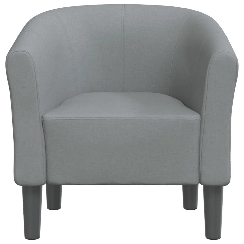 Poltrona Cabriolet Grigio Chiaro in Tessutocod mxl 108515