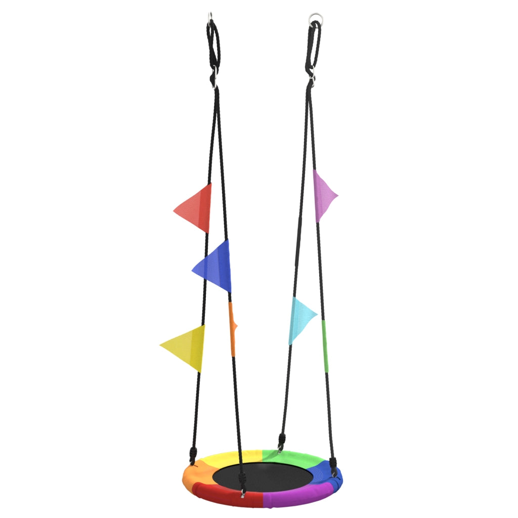 Amaca Nest  con bandiere multicolori Ã˜ 60 cm, 100 kg, tessuto Oxford