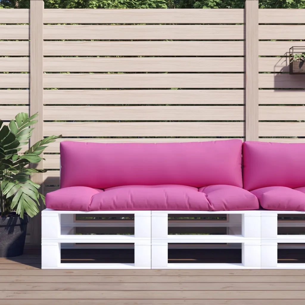 Cuscini per Pallet 2 pz | Cuscini per sedie Rosa in Tessuto Oxford